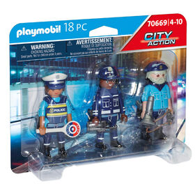 Playmobil -  Equipe de policiers