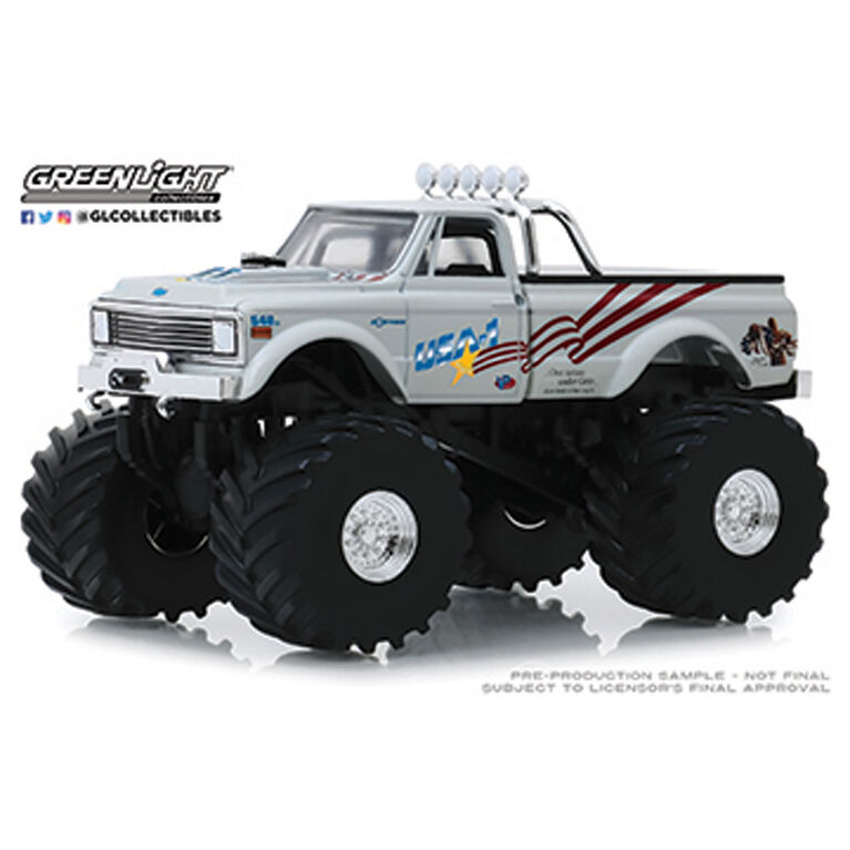 1:64 Kings Of Crunch - 1970 Chevrolet K-10 - Usa 1 Monster Truck