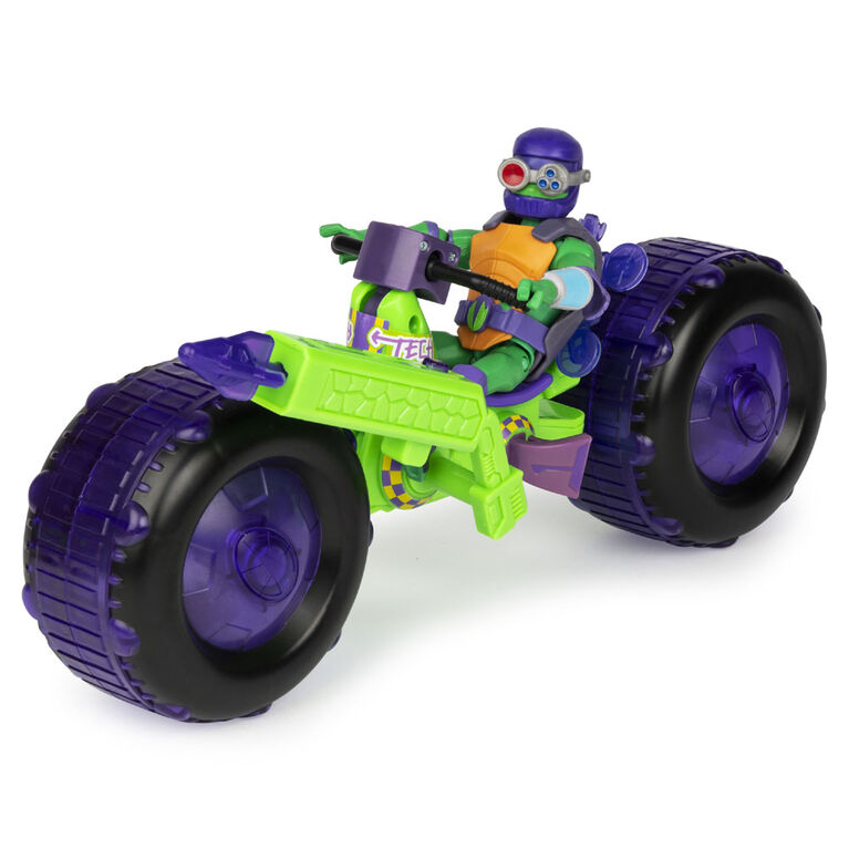 Rise of the Teenage Mutant Ninja Turtles - Moto carapace avec figurine articulée Donatello