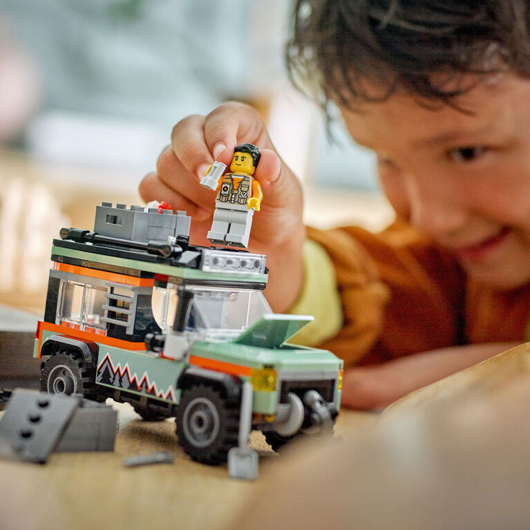 LEGO City Off-Road 4x4 Mountain Truck Building Toy - Fun Gift Idea for Birthdays and Holidays - 60447