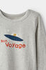 RISE Little Earthling Long Sleeve Jersey Tee beige Bon Voyage