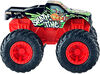 Hot Wheels - Monster Trucks Rev Treds Dueling Doubles Splatter Time VS Toadal Terror Vehicles