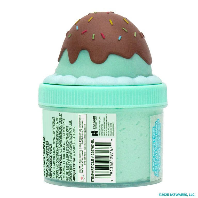 Original Squishmallows Maya the Ice Cream Premium Cloud Slime, Chocolate-Scented