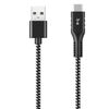 Blu Element Braided USB-C Cable 6ft Zebra