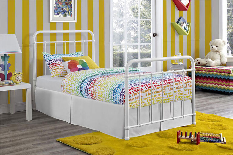DHP - Brooklyn Twin Bed, White