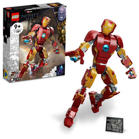LEGO Marvel Iron Man : La figurine Iron Man 76206 Ensemble de construction (381 pièces)