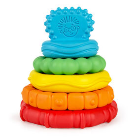 Stack & Teethe Multi-Textured Easy-to-Grasp 5-Piece Teether Toy Set