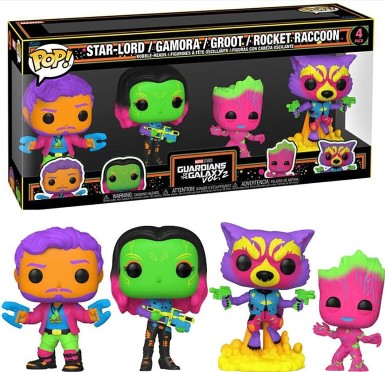POP!: Guardians of the Galaxy 4 pack - R Exclusive