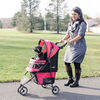 Poussette pour animal domestique Regal PLUS de Gen7Pets - Framboise