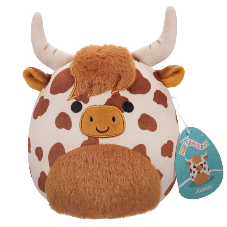 Squishmallows 7.5" - Alonzo Highland Cow