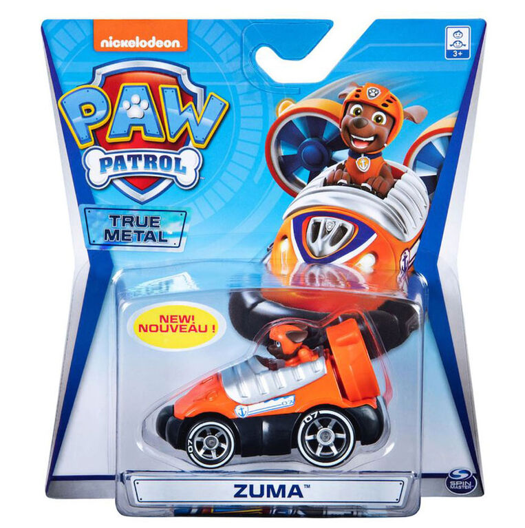 PAW Patrol, True Metal Zuma Collectible Die-Cast Vehicle, Classic Series 1:55 Scale