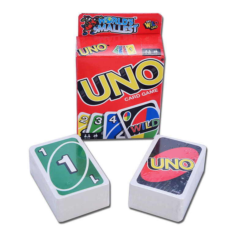 Jeu Uno World's Smallest