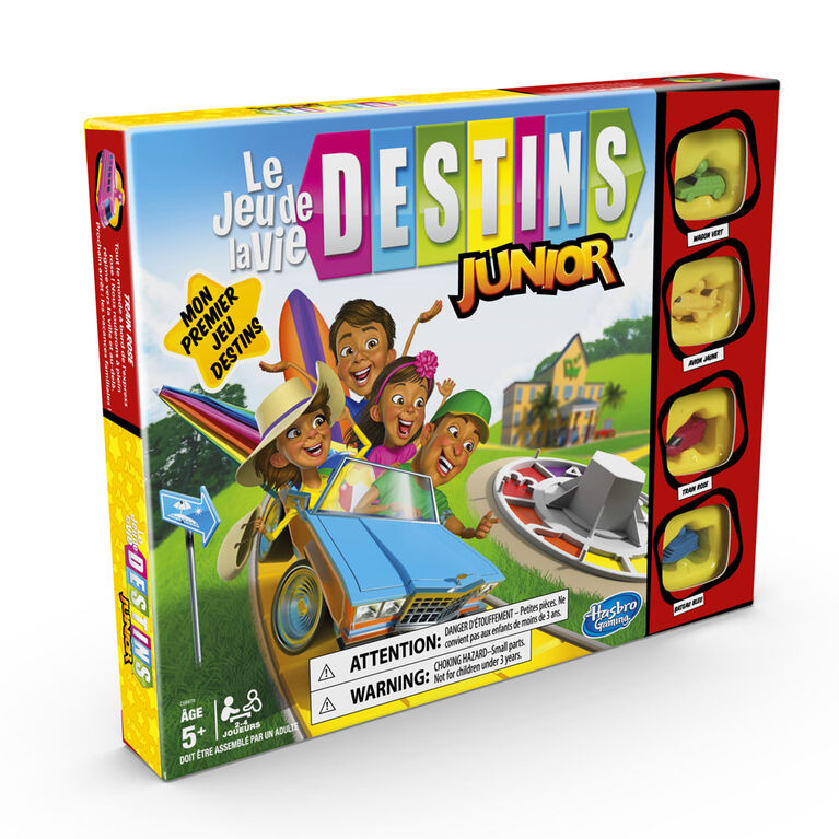 Jeu Destins Le jeu de la vie Junior (Version Français)