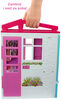 Poupée et Maison de poupée Barbie, coffret de jeu à 1 étage portatif avec piscine