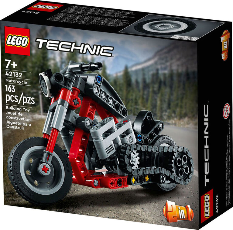 LEGO Technic Motorcycle 42132 Model Building Kit (160 Pieces)