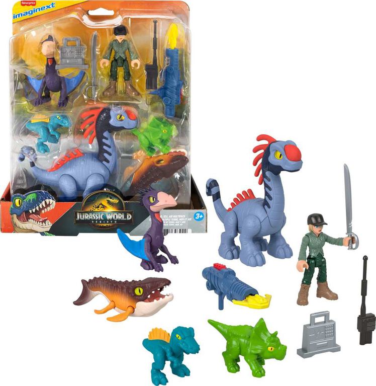 Fisher-Price-Multipack Dinosaures Air, Mer, Terre Imaginext