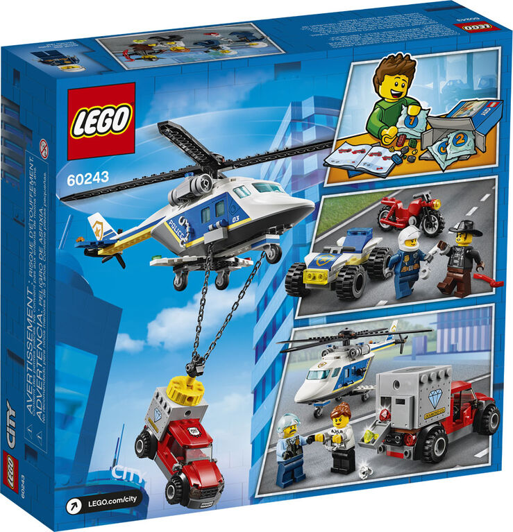 LEGO City Police L'arrestation en hélicoptère 60243 (212 pièces)