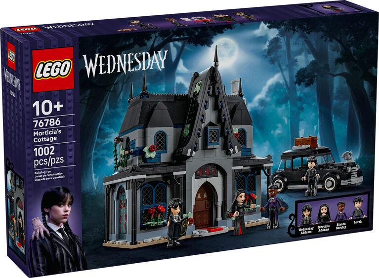 LEGO Mercredi La Maison de Morticia, Marchandise d'Halloween, Ensemble de Construction de Modèle, Activité pour Enfants 76786