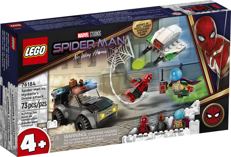 LEGO Super Heroes Spider-Man contre le drone de Mystério 76184 (73 pièces)