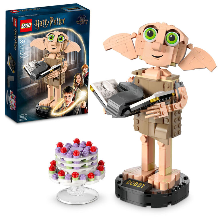 LEGO Harry Potter Dobby l'elfe de maison 76421 Ensemble de jeu de construction (403 pièces)