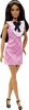 Barbie-Barbie Fashionistas 209-Poupée cheveux noirs, robe écossaise