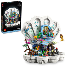 LEGO  Disney Le coquillage royal de La petite sirène 43225 Ensemble de jeu de construction (1 808 pièces)