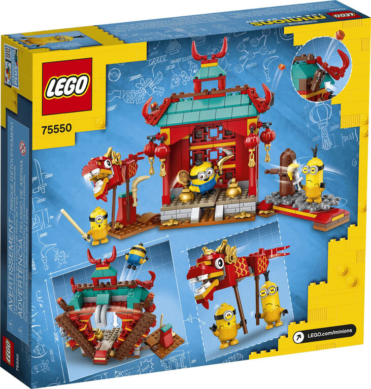 LEGO Minions Le combat de kung-fu des Minions 75550 (310 pièces)