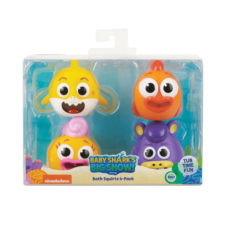 Jouets de bain - Jouets de bain - Set de 4 animaux qui giclent de