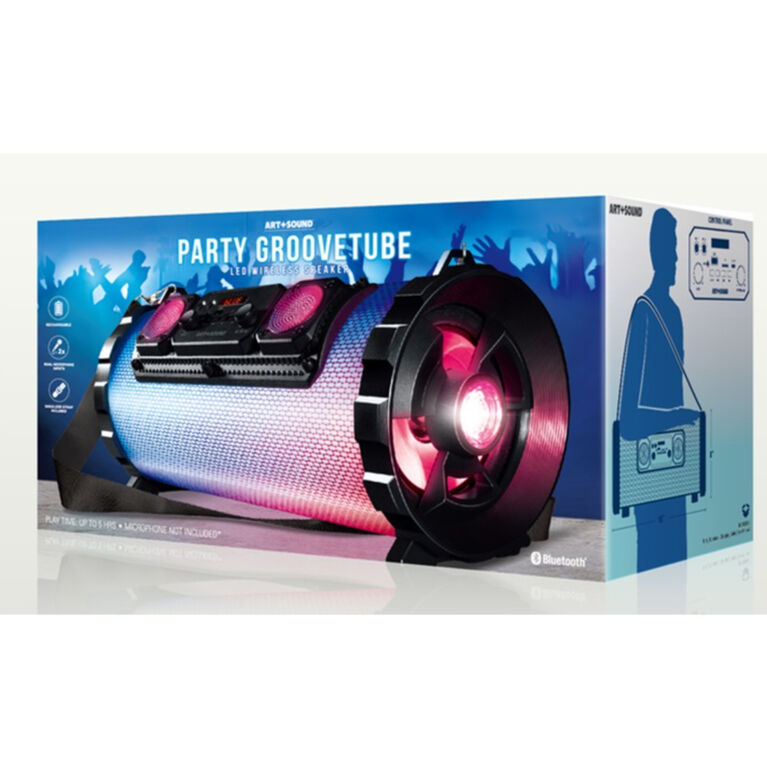 Art+Sound Party Groovetube LED Speaker - Édition anglaise