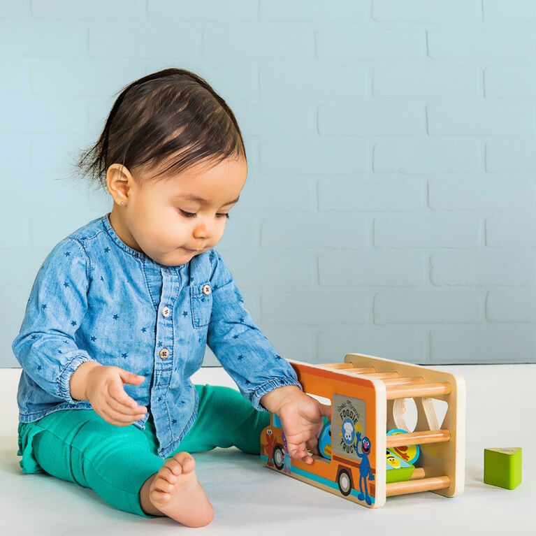 Foodie Truck Fun Wooden Shape Sorter