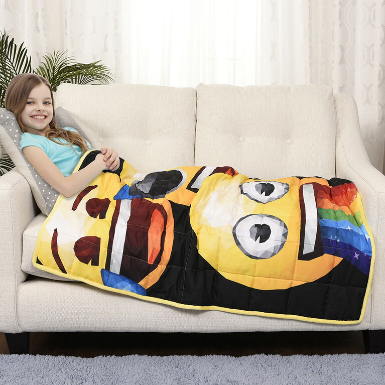 Emoji Kids Weighted Blanket (36 x 48 inches), 5lbs