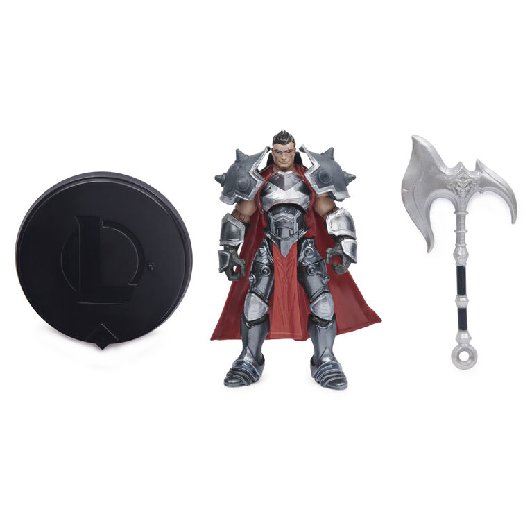 League of Legends, Figurine à collectionner Darius de 10,2 cm avec détails de qualité supérieure et accessoire hache, Collection Champion, qualité collectionneur