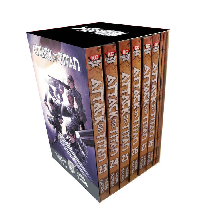 Attack on Titan The Final Season Part 1 Manga Box Set - Édition anglaise