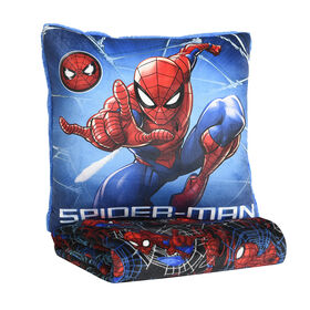 Marvel Spiderman 2 Piece Throw and Cushion Set