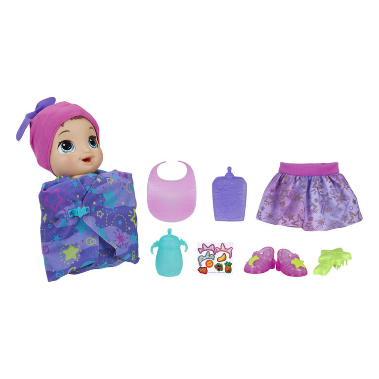 Baby Alive Baby Grows Up (Dreamy) - Shining Skylar or Star Dreamer, Growing and Talking Baby Doll