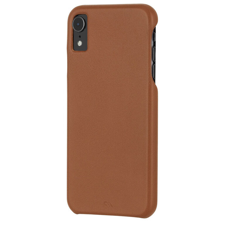 Étui Barely There cuir de Case-Mate pour iPhone Xr, butterscotch