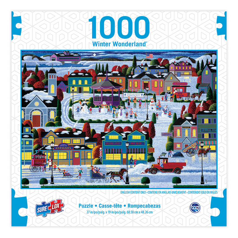 SureLox Puzzles -  Winter Wonderland Collection - Best of Snow - 1000 pieces