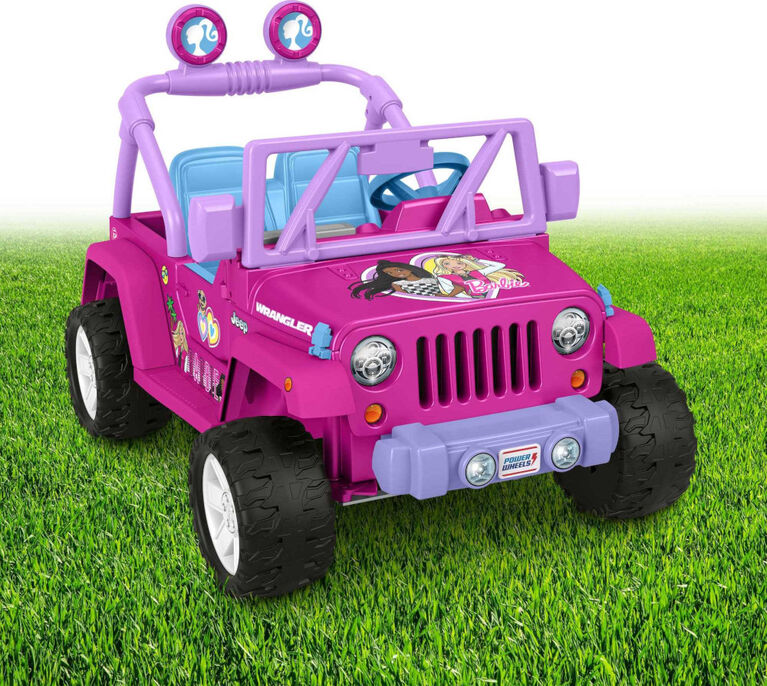 Power Wheels - Véhicule porteur Jeep Wrangler Barbie
