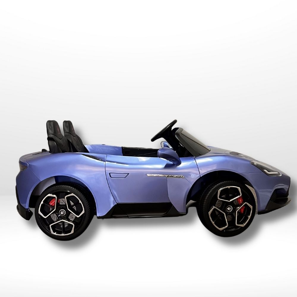 KidsVip 24V Maserati MC20 4WD W RC Cornflower Blue English