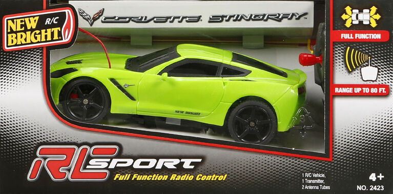 Corvette Stingray Voiture De Sport Toutes Fonctions Rc 1 24 New