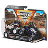 Monster Jam, Official Monster Mutt Dalmatian Vs. Mohawk Warrior Die-Cast Monster Trucks, 1:64 Scale