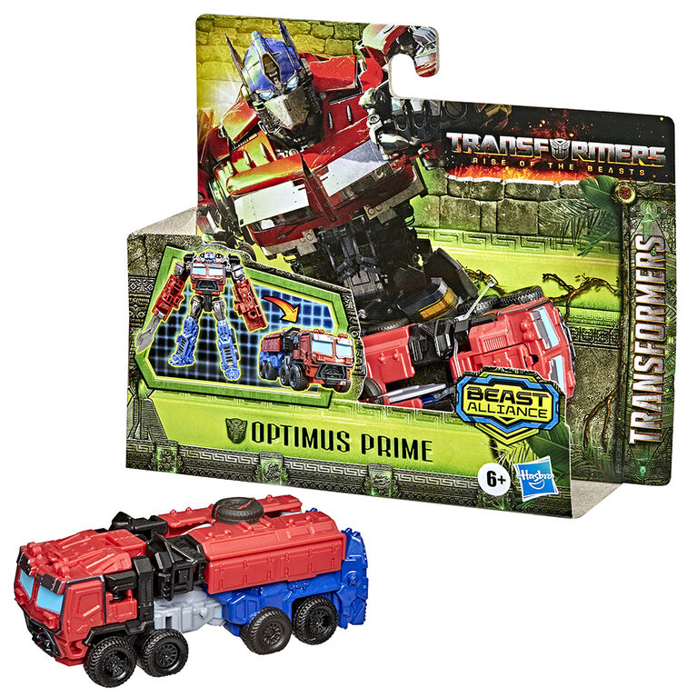 Transformers: Rise of the Beasts, Beast Alliance, figurine Battle Changers Optimus Prime de 11 cm