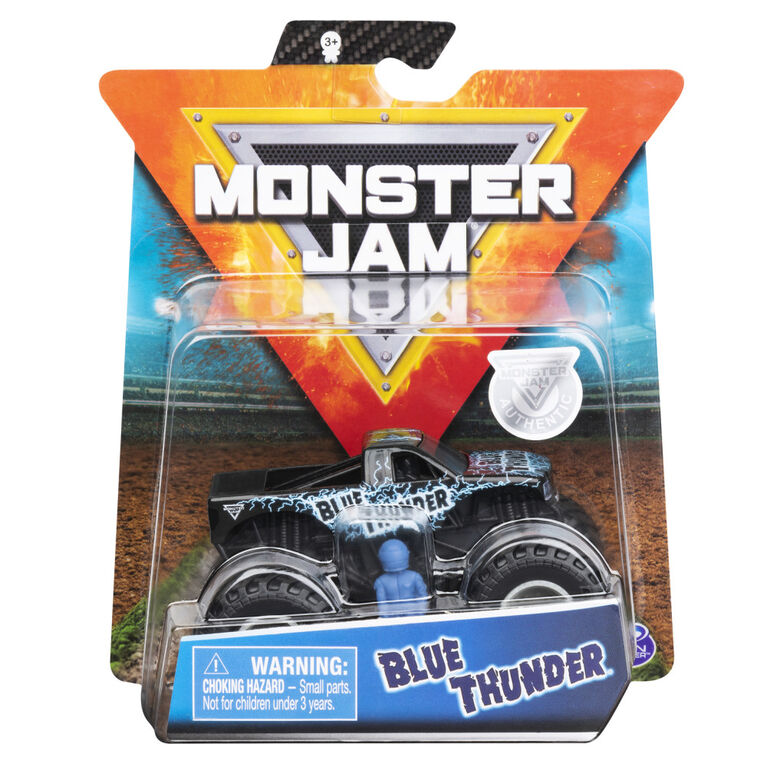 Hot Wheels Monster Jam Blue Thunder Toy Monster Jam, Official