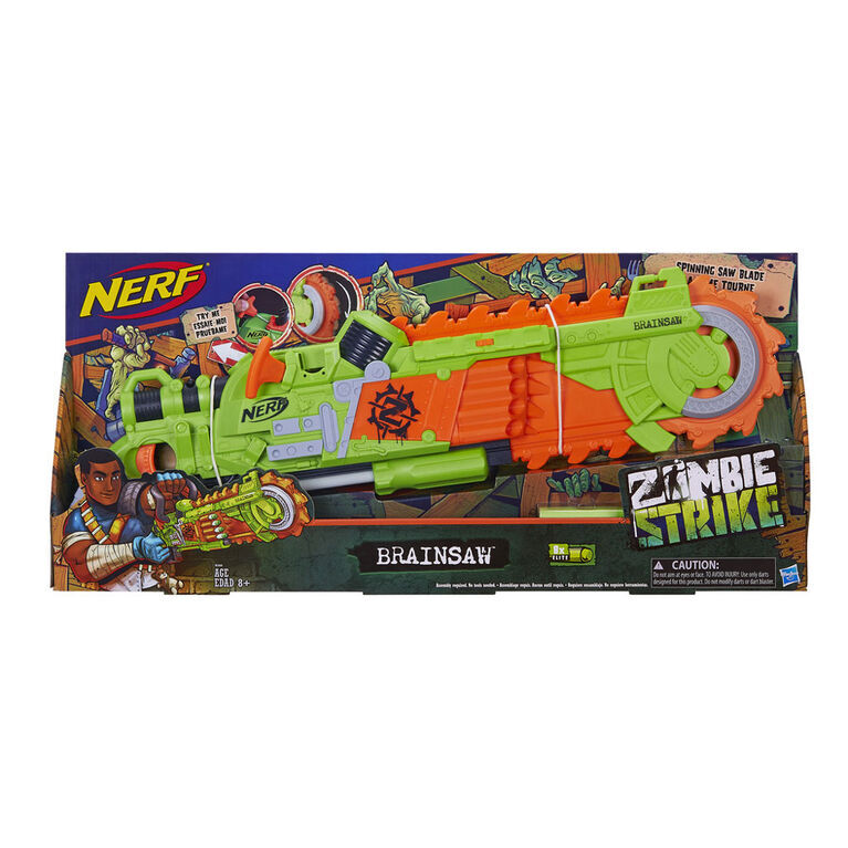 Nerf Zombie Strike - Foudroyeur Brainsaw - Notre exclusivité