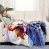 Disney Frozen Kids Fleece Throw Blanket (50x60")