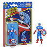 Hasbro Marvel Legends Series, figurine de collection retro Captain America