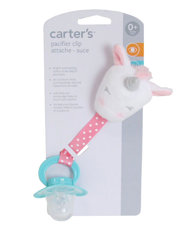 Carter's - Unicorn Pacifier Clip