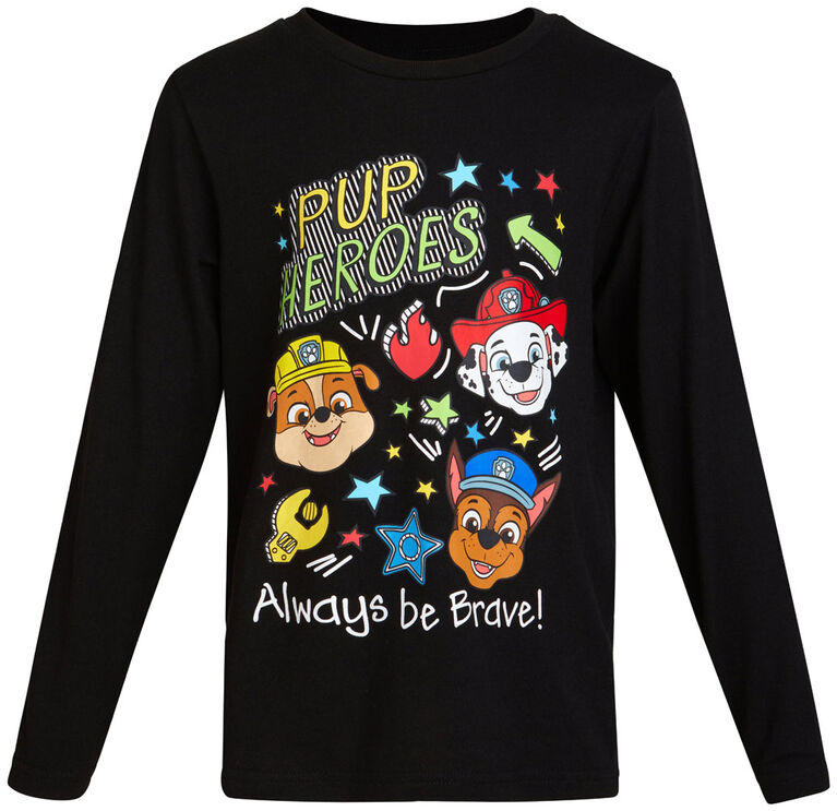 Paw Patrol - Long Sleeve Tee / Black