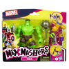 MixMashers Marvel Avengers, figurine personnalisable Hulk deluxe à mélanger et combiner avec accessoires