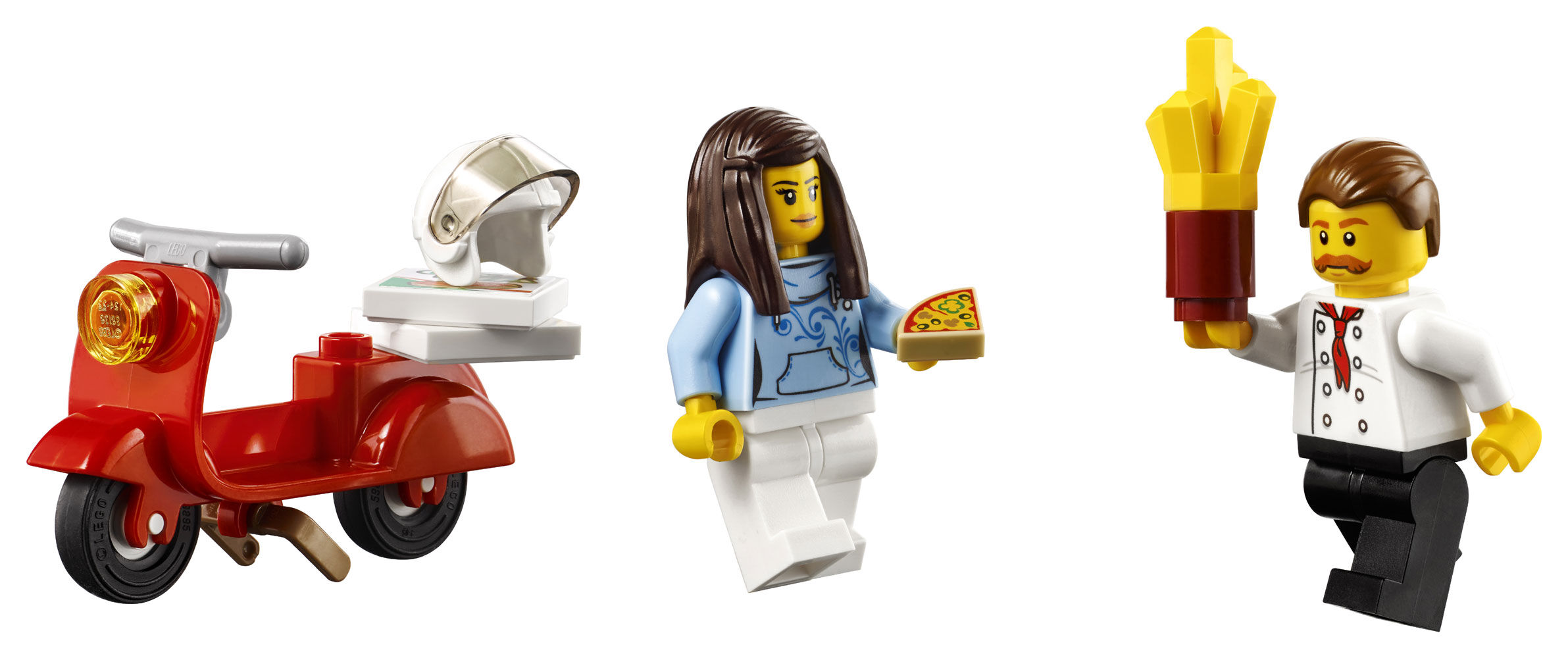 Lego city great vehicles pizza van top